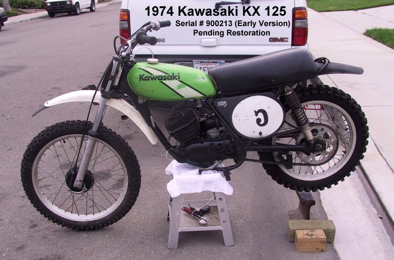 KAWA 125 KX 1974kx125