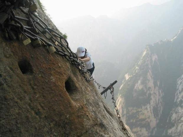 El monte Huashan. Dicen que el espíritu de Dio se aparece en él. Huashan10-620x465