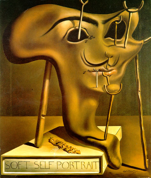 Magritte, Dali "un monde suréel" 41SoftSelfPortrait