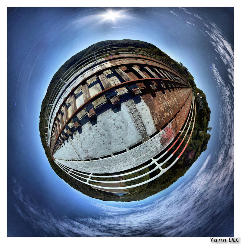 Viaduc et barrage des Fades. [Visite 360]+ajout LT-viaduc