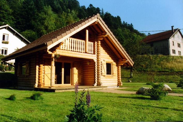 Chalet en rondins de bois
