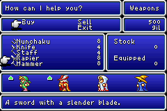 Crystals! Swords! Job Classes! THIS IS FINAL FANTASY I! GBA--Final%20Fantasy%20I%20%20II%20%20Dawn%20of%20Souls_Apr5%209_37_43