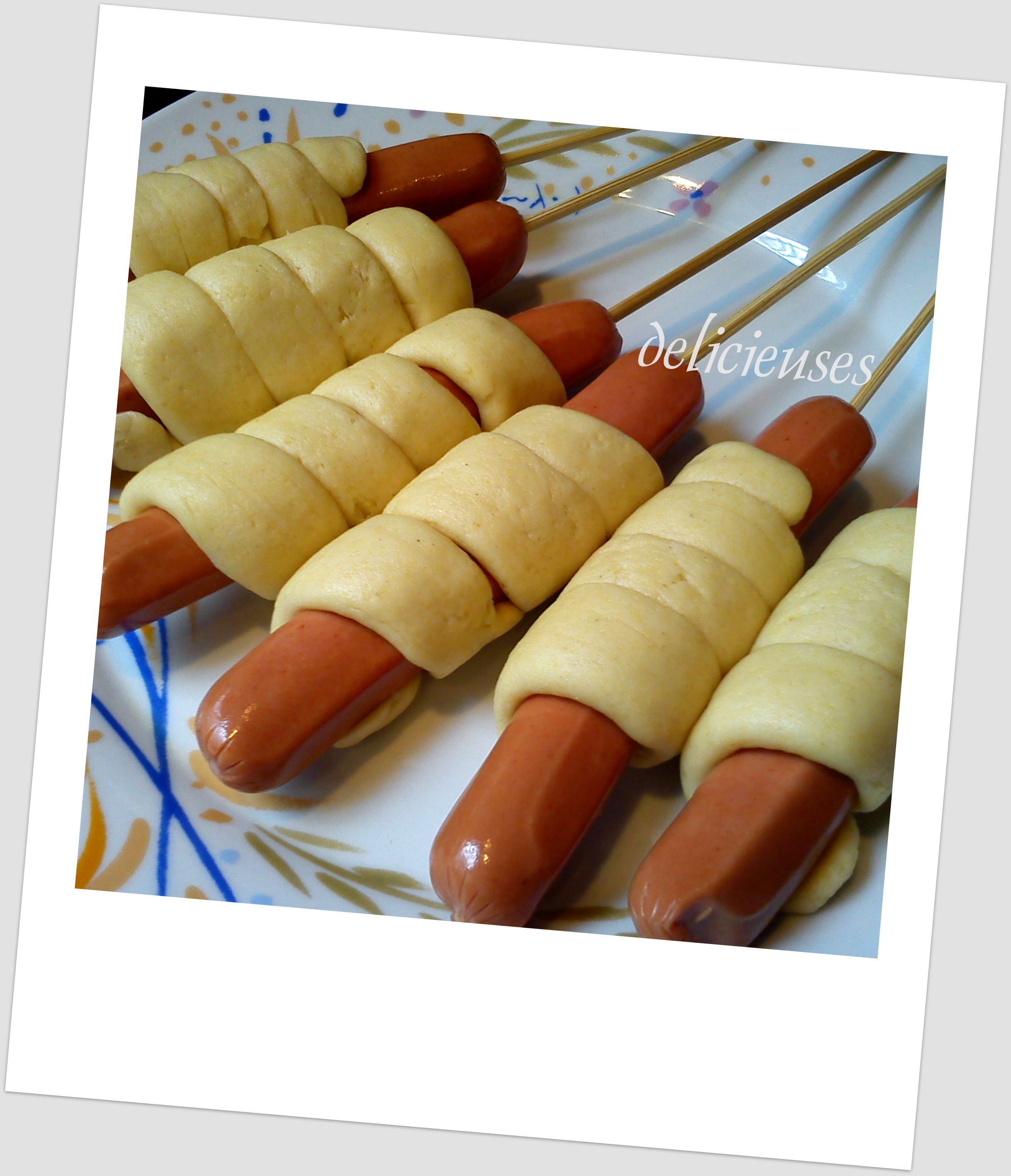 Corn dogs φούρνου με αλεύρι ολικής άλεσης 130