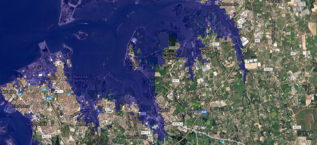 Portugal: 24 cidades que irão desaparecer por causa do aquecimento global Moita