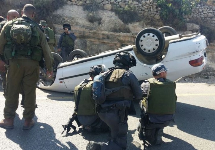 West Bank - Palestinian Strikes 3 Israelis With Vehicle In Terror Attack  ShowImage-3-725x506