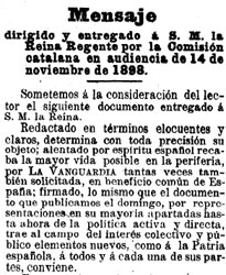 UGT y CCOO de Cataluña asumen las “reivindicaciones burguesas” del XIX 20120131reina