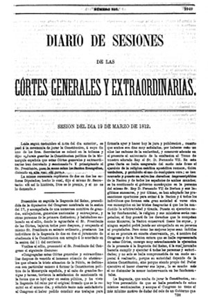 La Constitución de 1812 y Cataluña 20120319diariosesiones