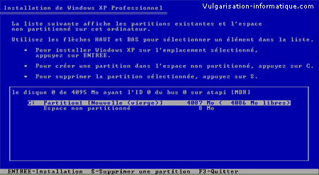 Installer Windows XP Etape_11