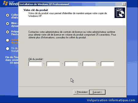 Installer Windows XP Etape_17