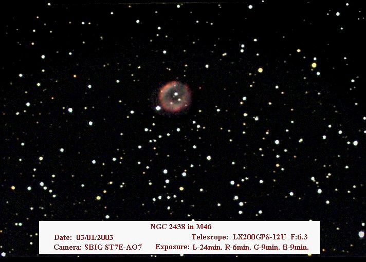 Comptons(sur une proposition de la marquise) - Page 20 NGC2438-2003-03-01-LRGB-Labeled