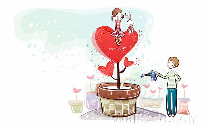 Nice Valentine Couples 003_cartoon_vector_couple_lovers_KTQRJ_1004