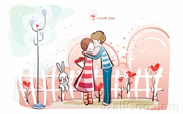 Nice Valentine Couples 003_cartoon_vector_couple_lovers_KTQRJ_1019