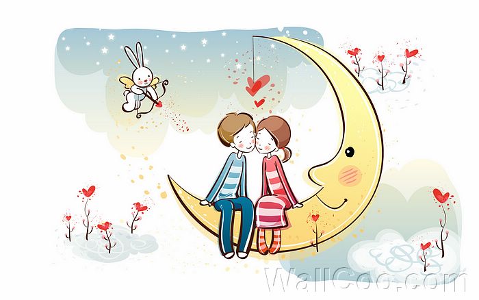 Nice Valentine Couples 003_cartoon_vector_couple_lovers_KTQRJ_2002