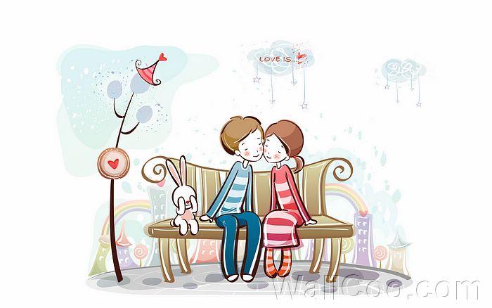 Nice Valentine Couples 003_cartoon_vector_couple_lovers_KTQRJ_2008
