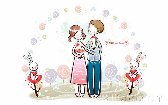 Nice Valentine Couples 003_cartoon_vector_couple_lovers_KTQRJ_2010