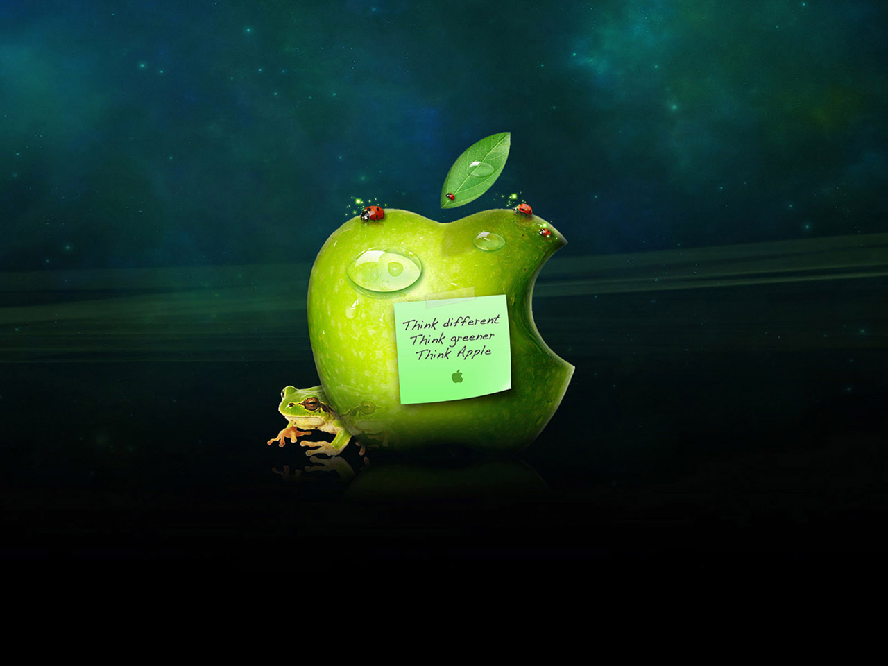 Fond d'écran Apple 2286-think-different-apple-WallFizz