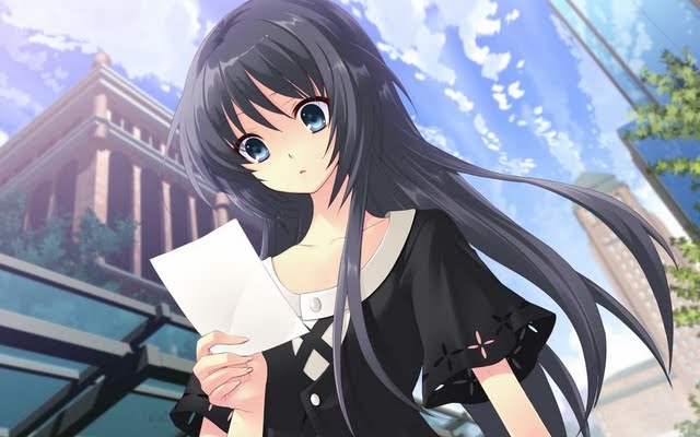 [Free] Black/Brown hair (anime girl) Anime-girl-78352