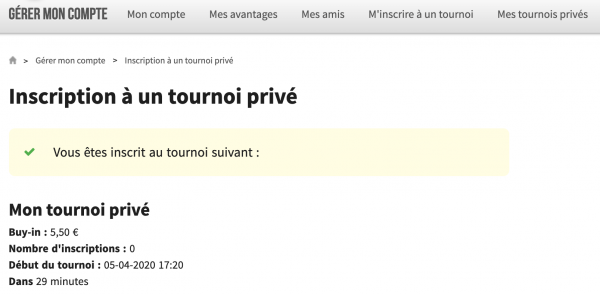 Créez votre tournoi privé en quelques clics 727594985e8dc56678e94