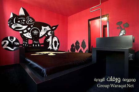  ديكورات غروف نوم شبابية بتصميمات غريبة ! Room11