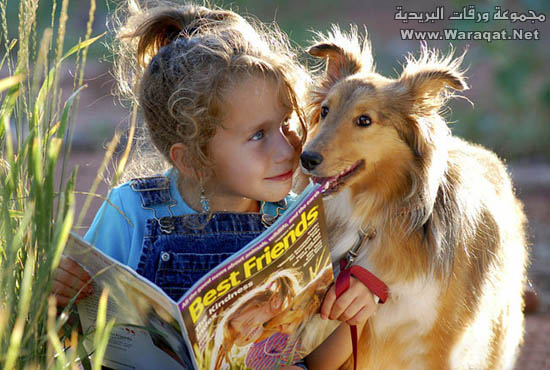 صداقة الأطفال مع الحيوانات 1beby_dog1