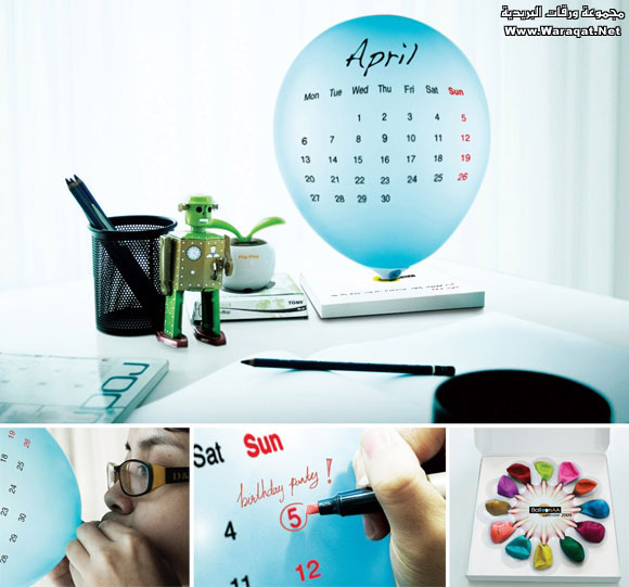 أفكار مدهشة لتقاويم (روزنامات) غير تقليدية Great-calendar5