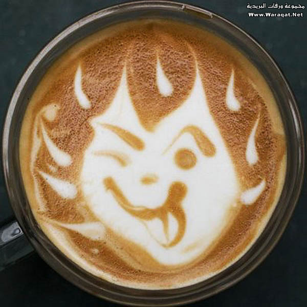 صور لفن الرسم على رغوة القهوة والكابيتيشينو  Coffee_designs29