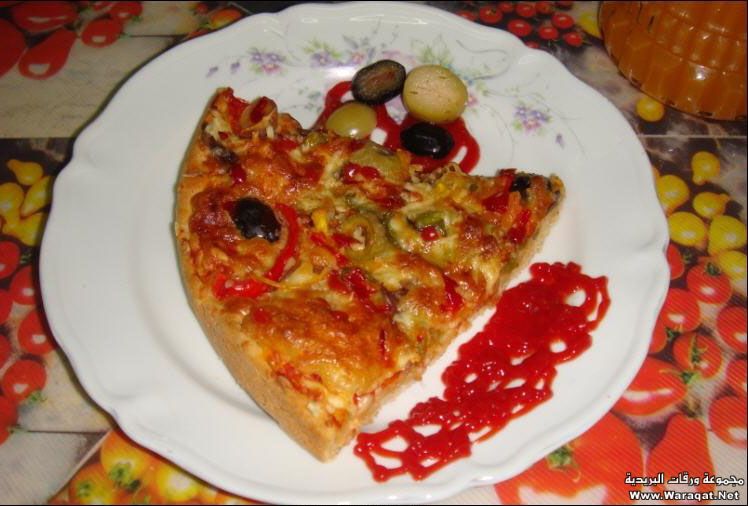 بيتزا على الطريقة الايطالية .. لذيذة وسهلة‎ Pizza_itale15