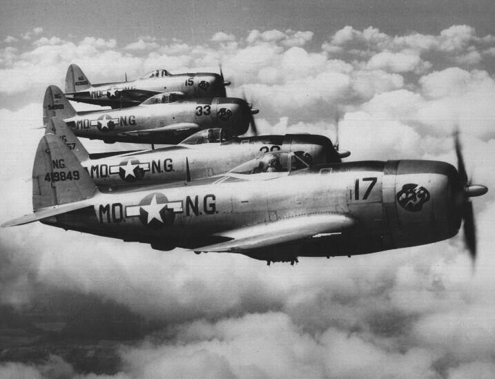 Chasseurs de l'USAAF P47-1