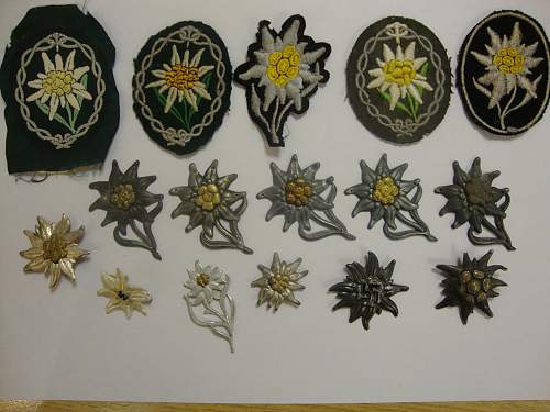 Insignes de spécialité/rang 437465d1355857810-opinion-edelweiss-cap-badge-100-2520002