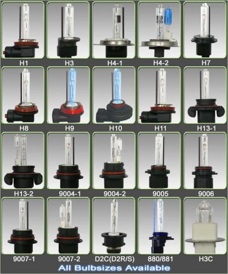  HID ماهو الزينون ؟ Bulbs