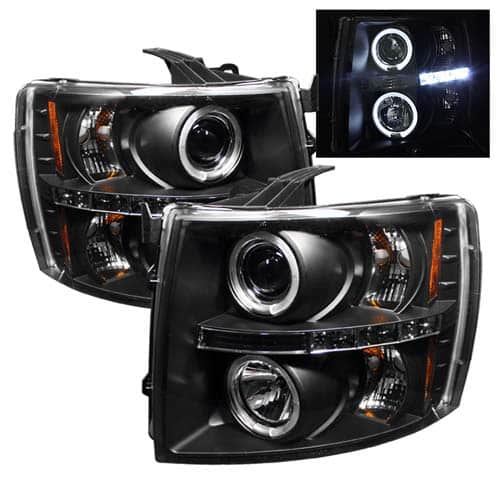  HID ماهو الزينون ؟ Chevy-Silverado-2011-Projector-Headlights-Dual-Lighted-Halo-YD-A