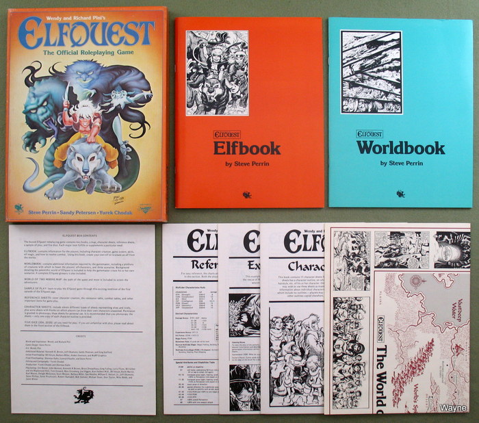 ElfQuest - RPG (the pen & paper). Elfquest1stboxset