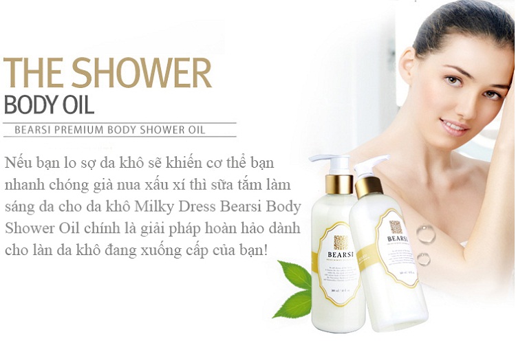 Nước hoa, mỹ phẩm: Sửa tắm làm sáng da dành cho da khô Milky Dress  Sua-tam-lam-sang-da-danh-cho-da-kho-milkyDress%201