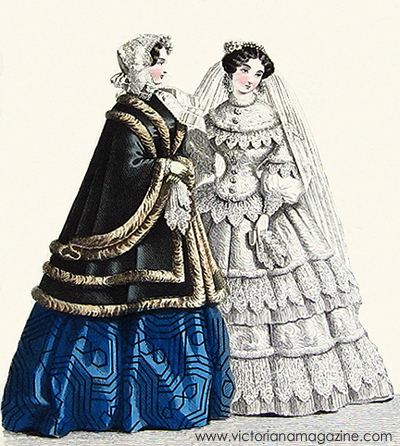 แฟชั่นยุควิคตอเรียในสมัย ร.5 Weddingdress-1854