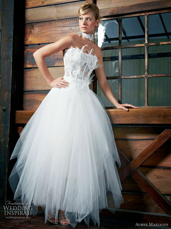 التمييز في ليلة زفافها Aurye-mariages-robe-ballet-wedding-gown