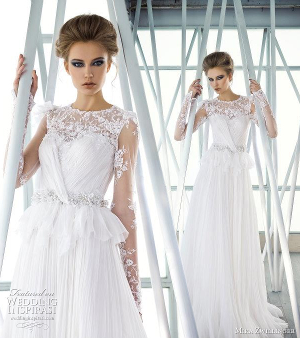  كل الحكايه تذكرت حبك Mira-zwillinger-2012-wedding-gown