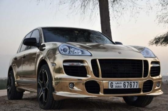 தங்கம் ஆம் அனைத்தும் தங்கம் தங்கம்! Gold-plated-cayenne