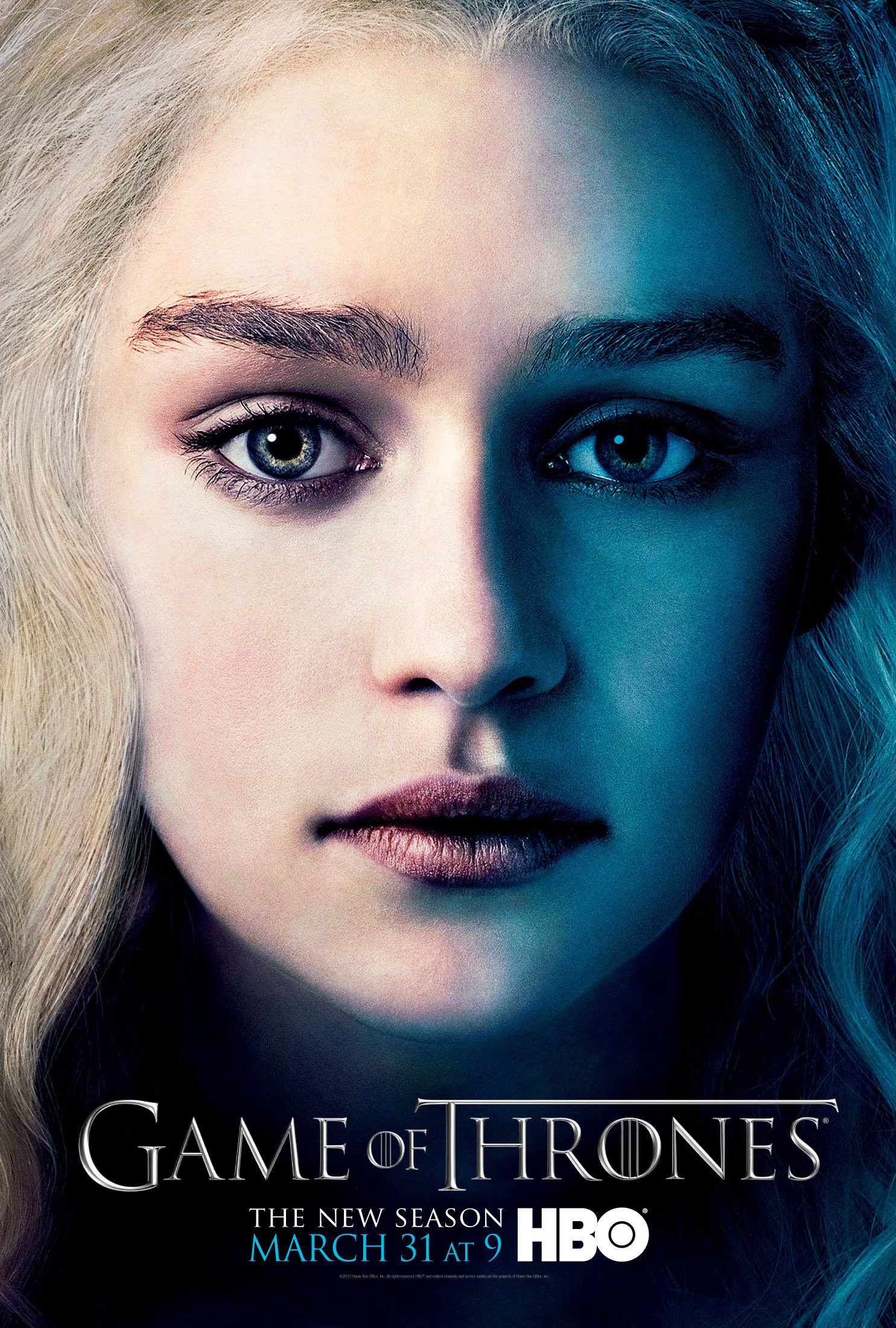 A 4ª temporada de Game of Thrones tem estréia confirmada! GameOfThrones_S3_Poster-Daenerys_01