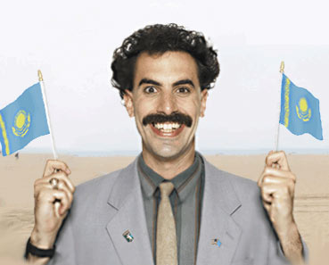 goodbye and merry xmas Borat-flag