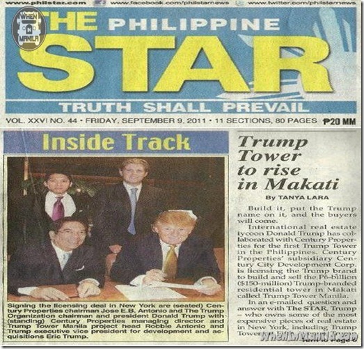 Trump Tower Manila Coming to Philippines in 2012 Trump-Tower-Manila-Philippines-Asia-WhenInManila-wim_thumb