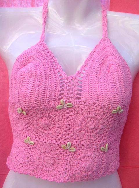 موسوعه لانجرى بالصور  Crochet-top-pink-h