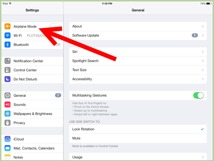 How to Change an iPad Into Airplane Mode Change-an-iPad-Into-Airplane-Mode-Step-2-Version-2
