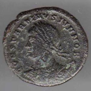 AE3 de Constantino II (PROVIDENTIAE CAESS) 113067401