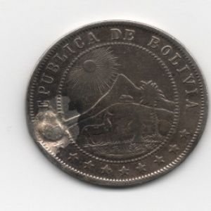  Bolivia, 10 centavos, 1908 15650483