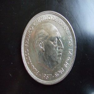 50 pesetas franco 1957 (67) 167525104