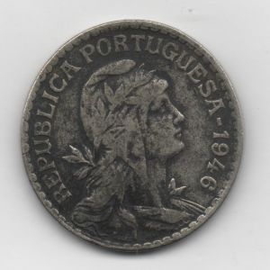 Portugal, 1 escudo, 1946. 20537734