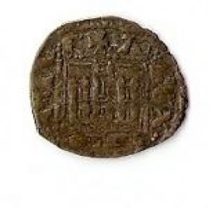 Dinero de Alfonso XI, ceca Burgos 240004736