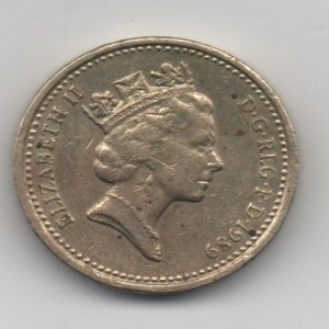 Reino Unido, 1 Libra de 1989 284534438