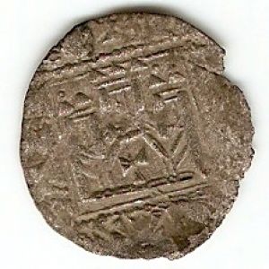 Dinero de Alfonso XI (Toledo, 1330) 317528236