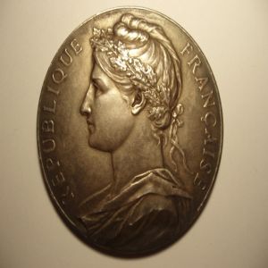 commerce - Medallón República Francesa (Ministère du commerce et de l'industrie) 341872133
